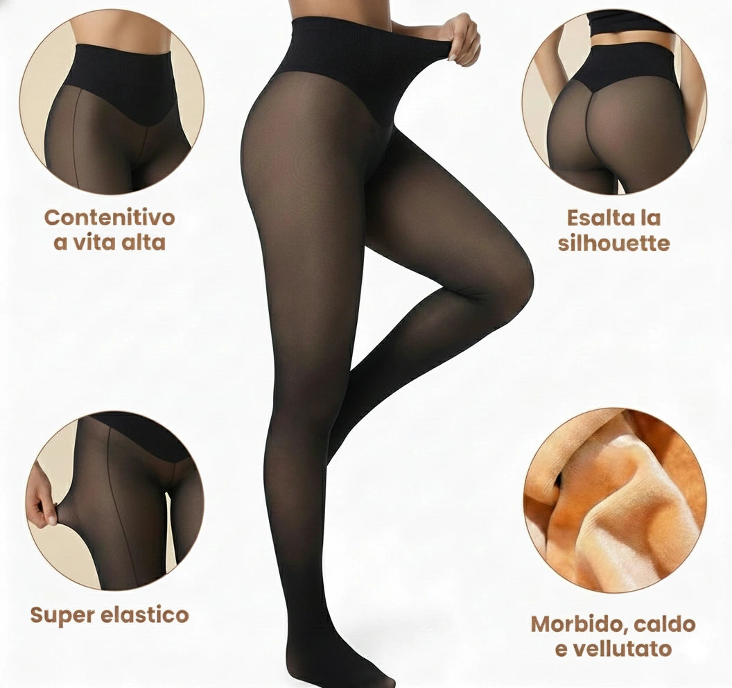 Collant Termici Modellanti Con Effetto Push-Up SecondSkin™